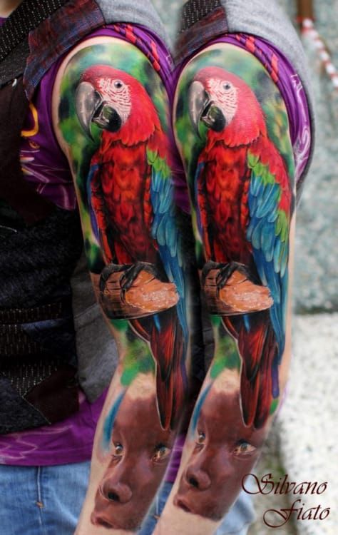 Parrot Tattoo 208