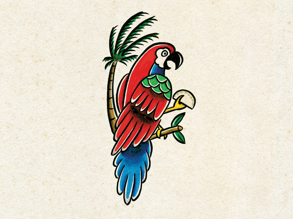 Parrot Tattoo 5