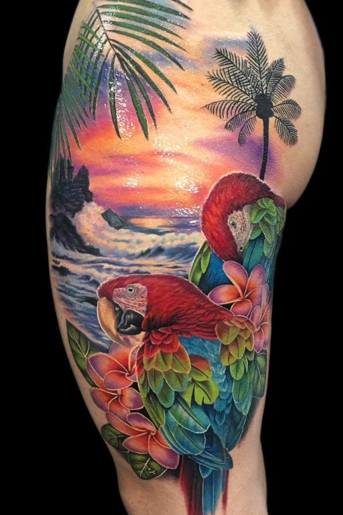 Parrot Tattoo 77