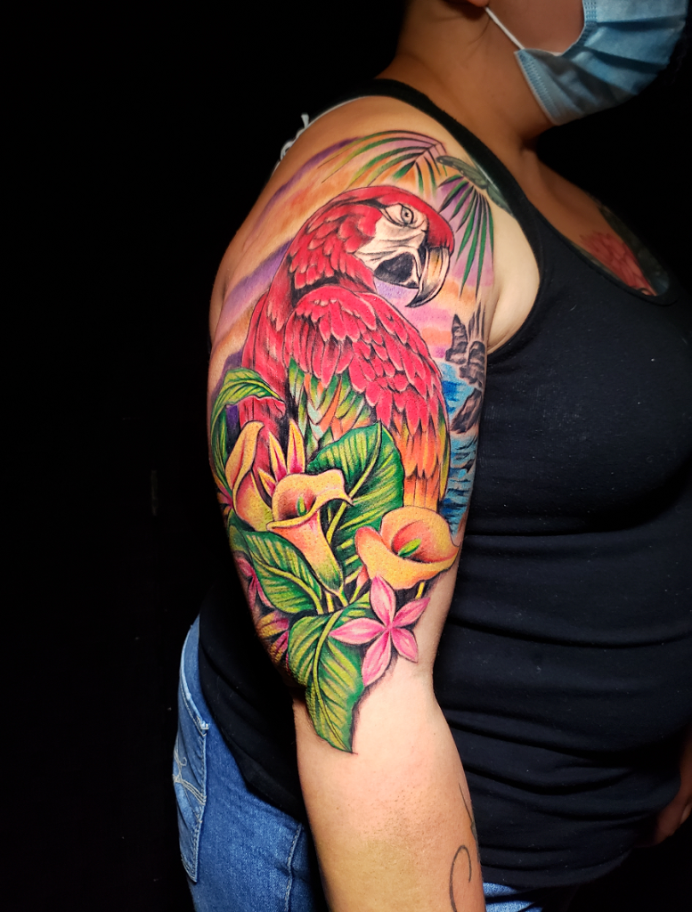 Parrot Tattoo 8