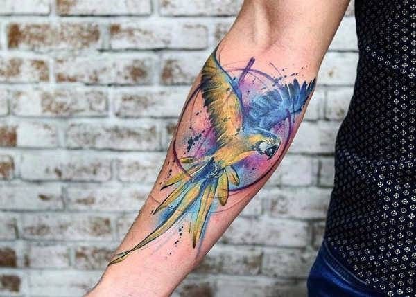 Parrot Tattoo 85