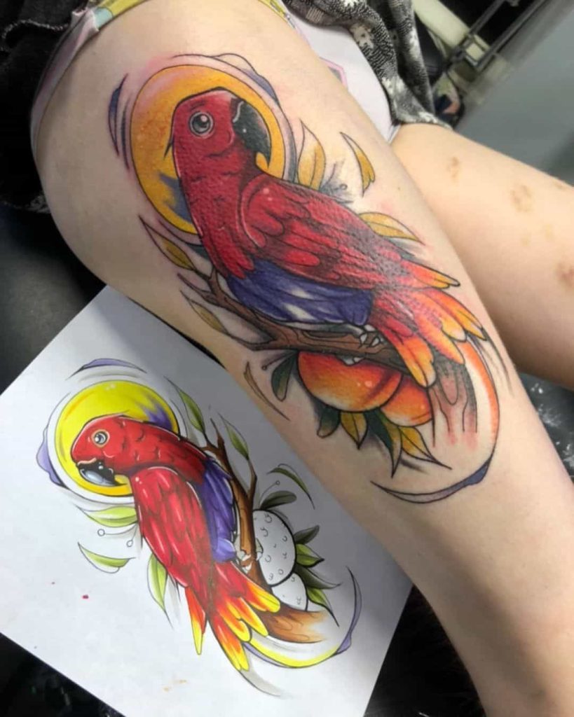 Parrot Tattoo 9