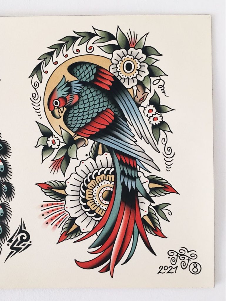 Parrot Tattoo 92