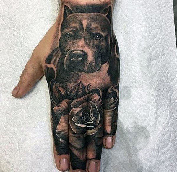 Pitbull Tattoo 1
