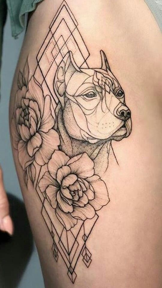 Pitbull Tattoo 124