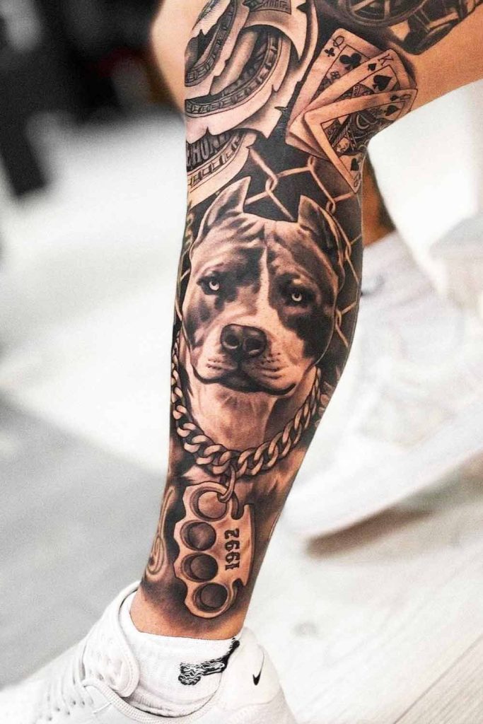 Pitbull Tattoo 188