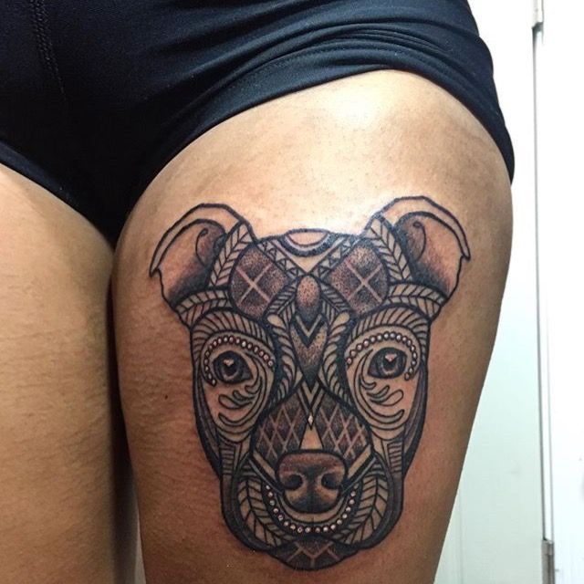 Pitbull Tattoo 2