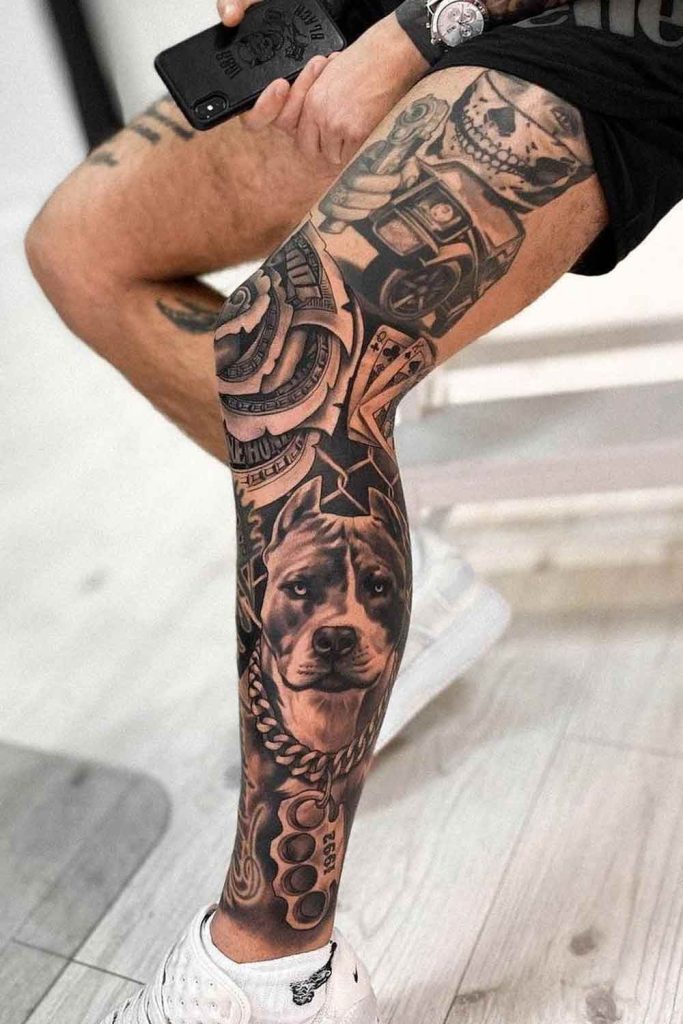 Pitbull Tattoo 58