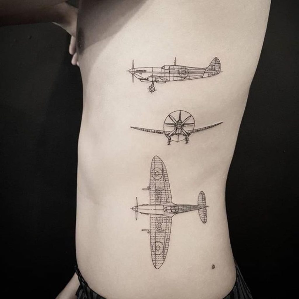 Plane Tattoo 163