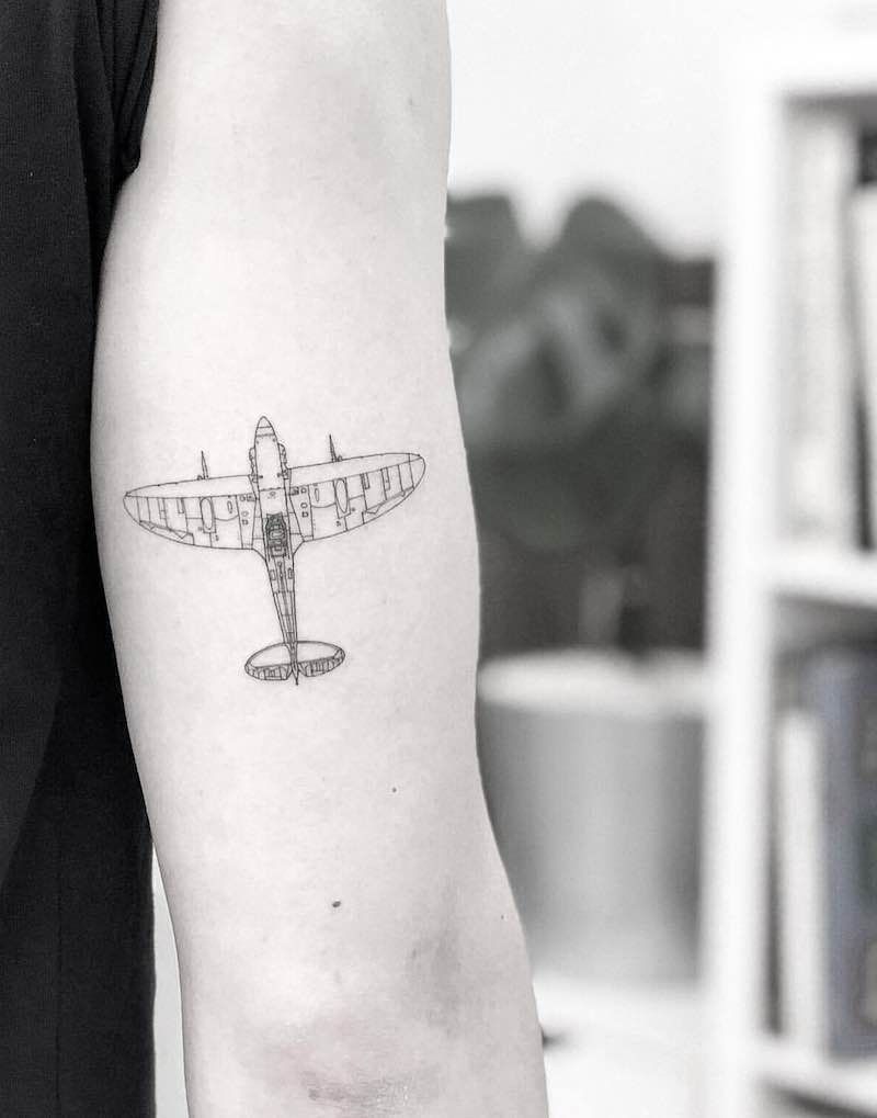 Plane Tattoo 17