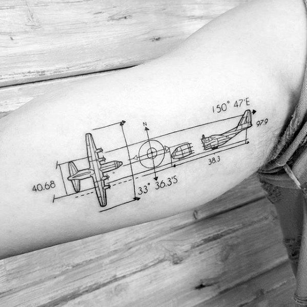 Plane Tattoo 190
