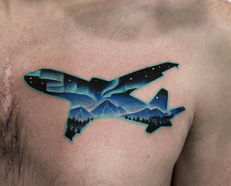 Plane Tattoo 3