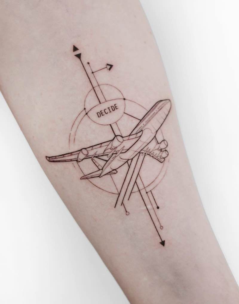 Plane Tattoo 5