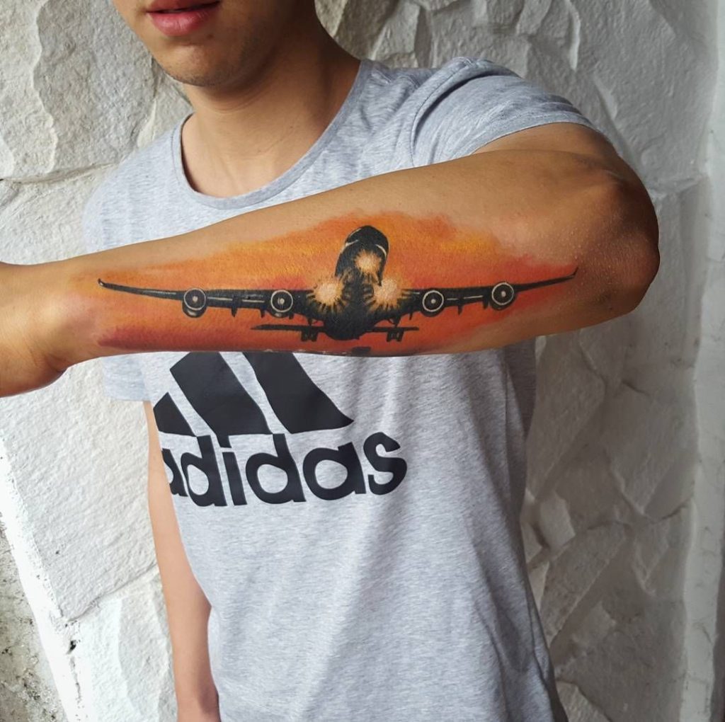 Plane Tattoo 9