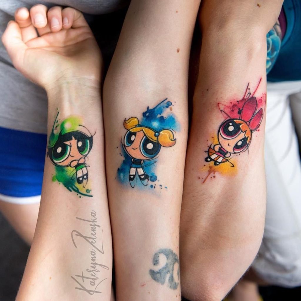 Powerpuff Girls Tattoo 109
