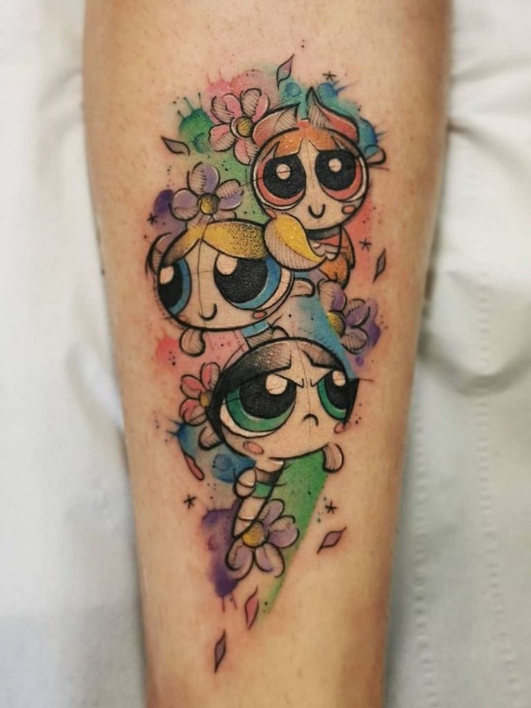 Powerpuff Girls Tattoo 69