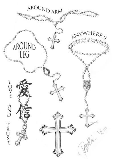 Rosary Tattoos 175