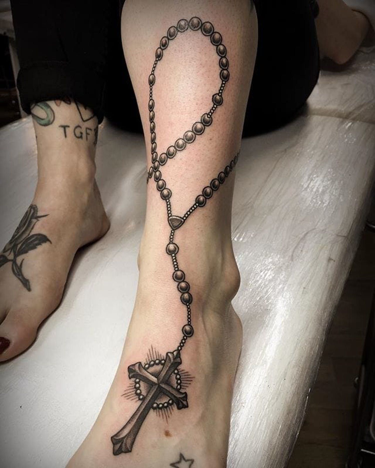 225+ Cute Rosary Tattoos Ideas and Designs (2023) - TattoosBoyGirl