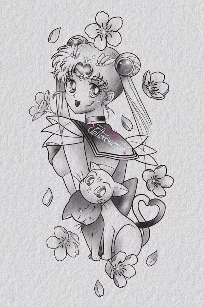 Sailor Moon Tattoo 194