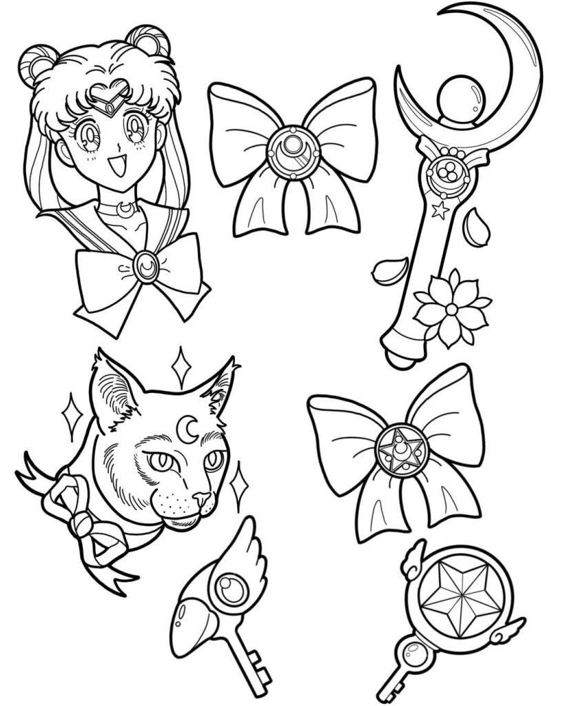 Sailor Moon Tattoo 4