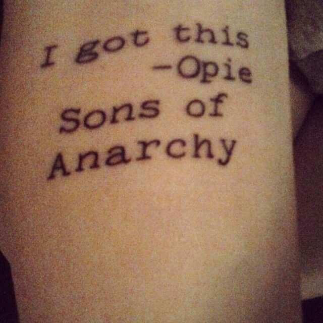 Sons Of Anarchy Tattoo 10
