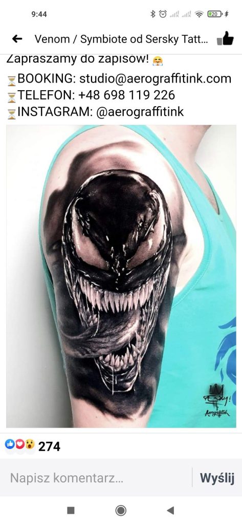 Venom Tattoo 191