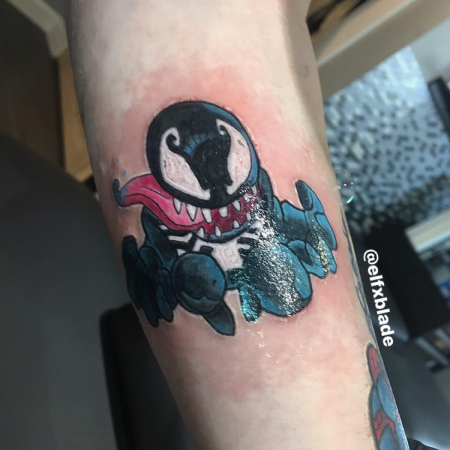 225 Venom Tattoos Designs And Ideas 2023 TattoosBoyGirl Venom Tattoo 7 450x450