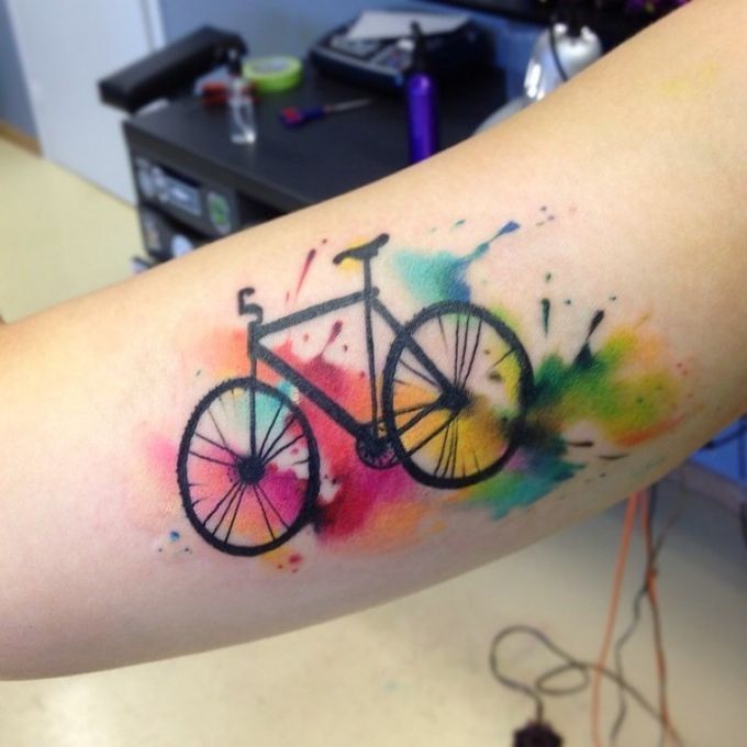 Bike Tattoos 12