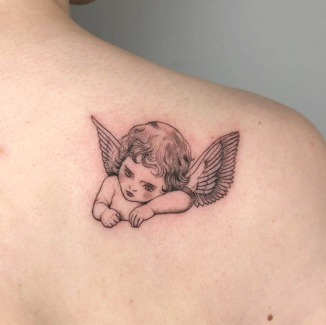 245+ Cherub Tattoo Ideas (2023) - TattoosBoyGirl