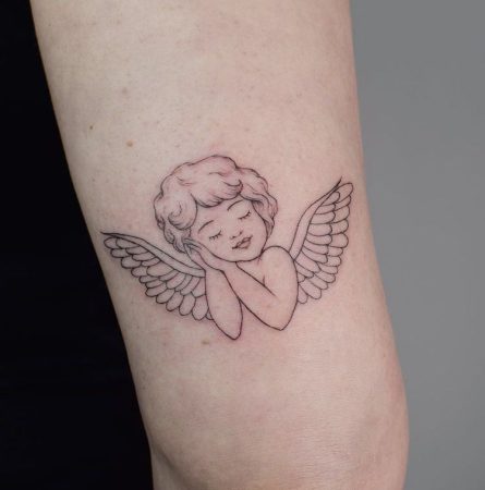 245+ Cherub Tattoo Ideas (2023) - TattoosBoyGirl