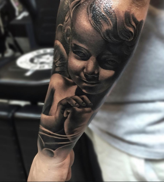Cherub Tattoo 3