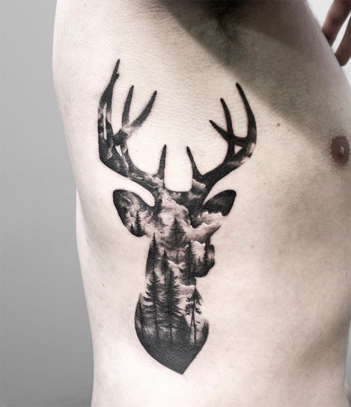 Deer Tattoo 1