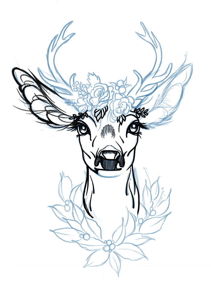 Deer Tattoo 10