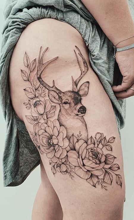 Deer Tattoo 107