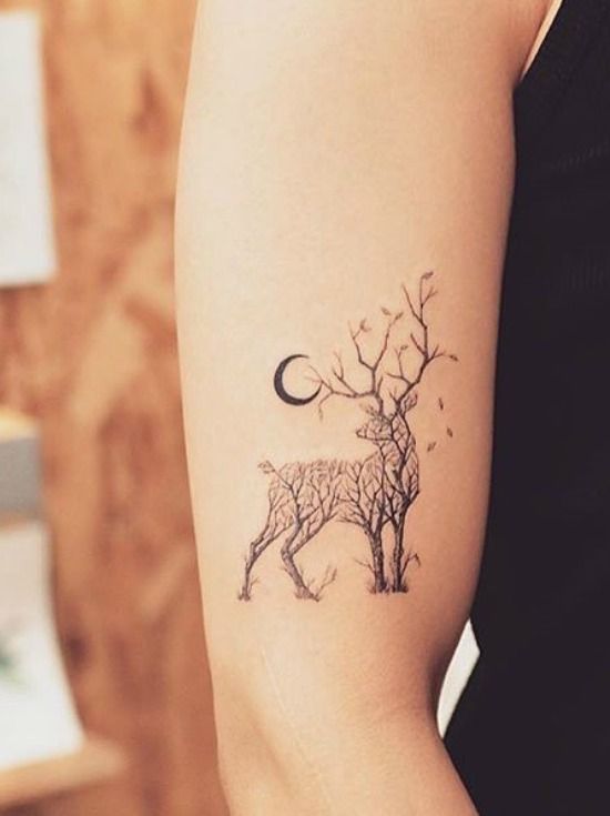 Deer Tattoo 111