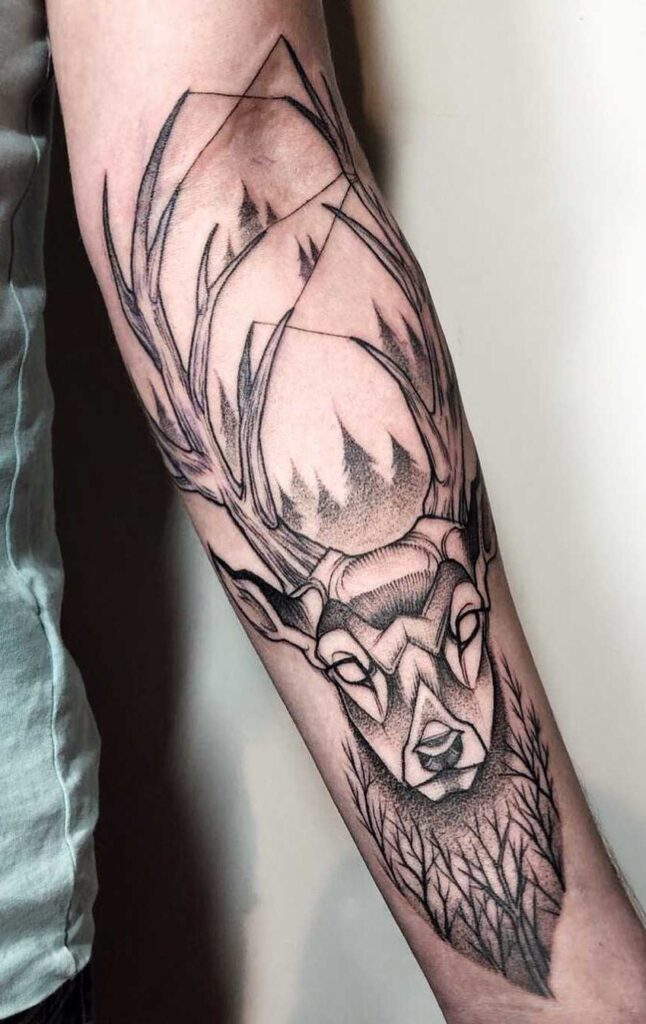 Deer Tattoo 112