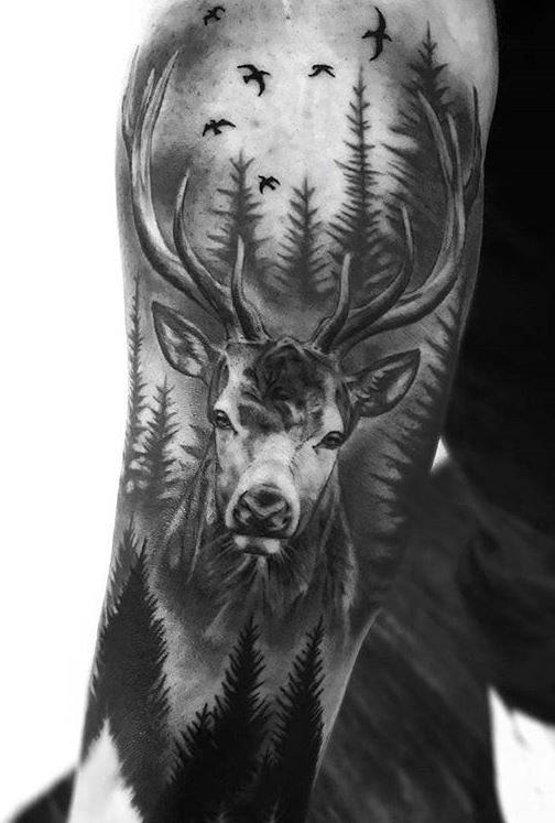 Deer Tattoo 12