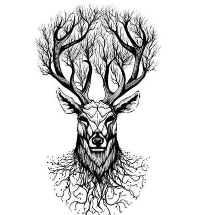Deer Tattoo 126