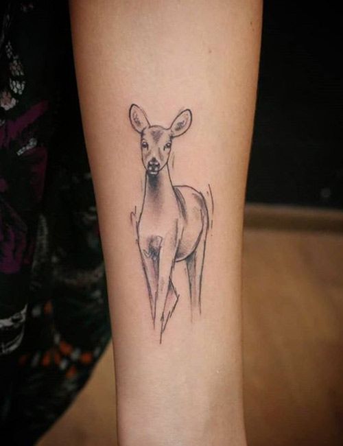 Deer Tattoo 130