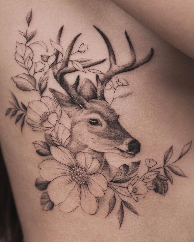 Deer Tattoo 135
