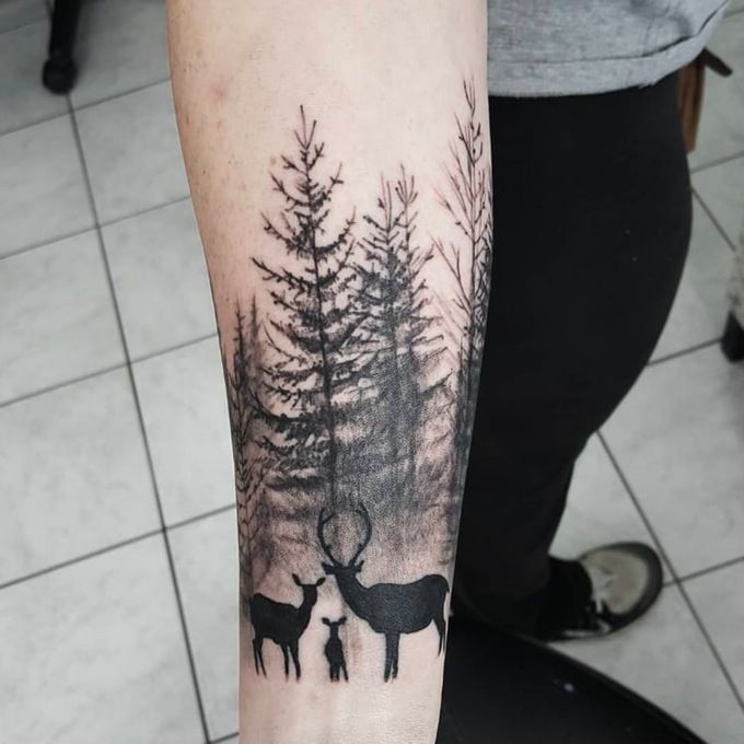 Deer Tattoo 144