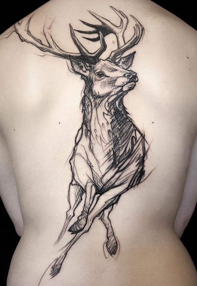 Deer Tattoo 146