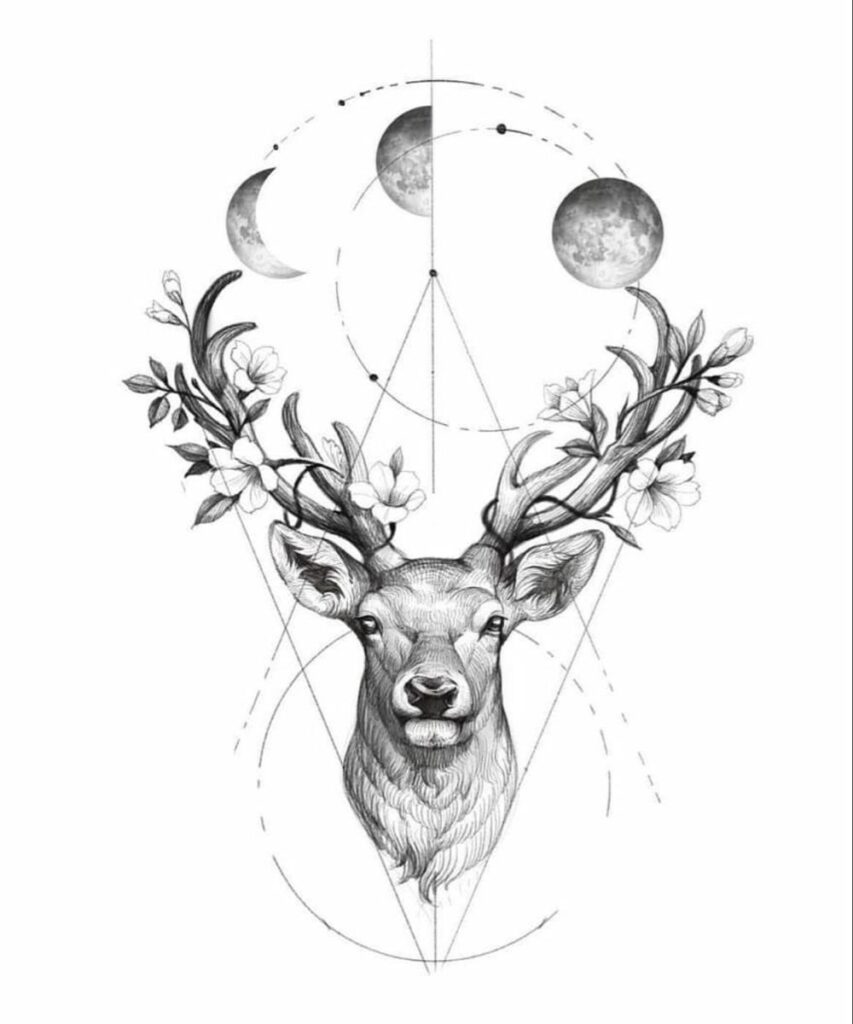 Deer Tattoo 15