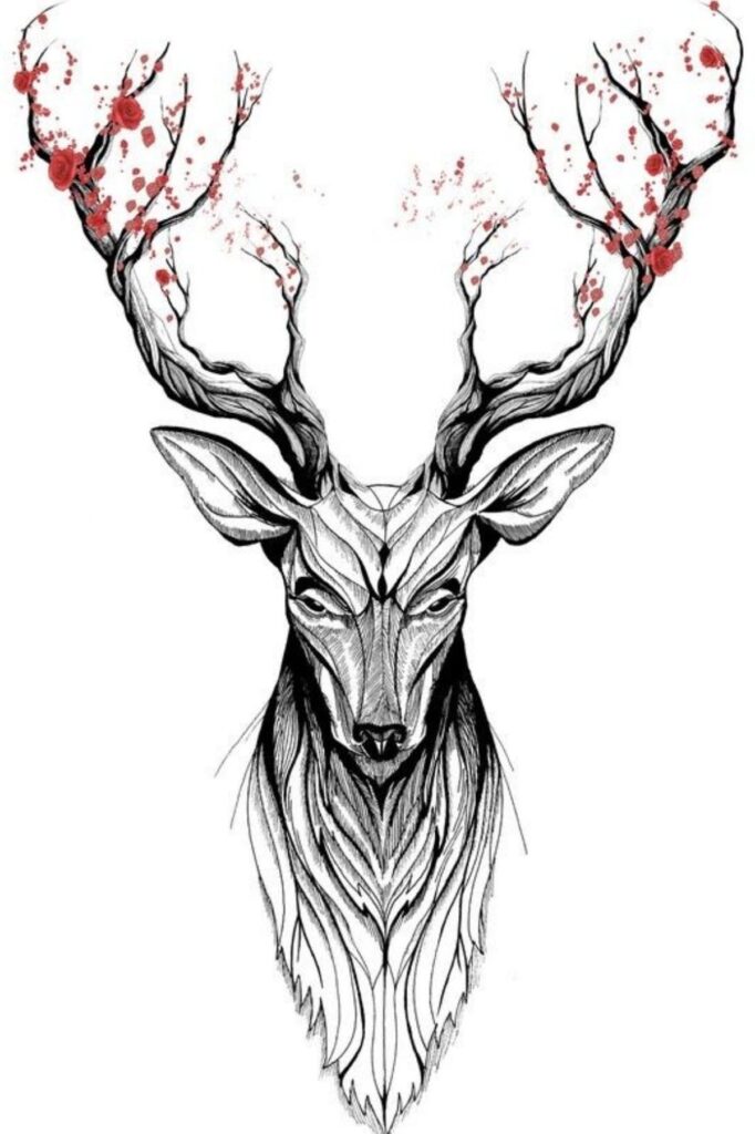 Deer Tattoo 152
