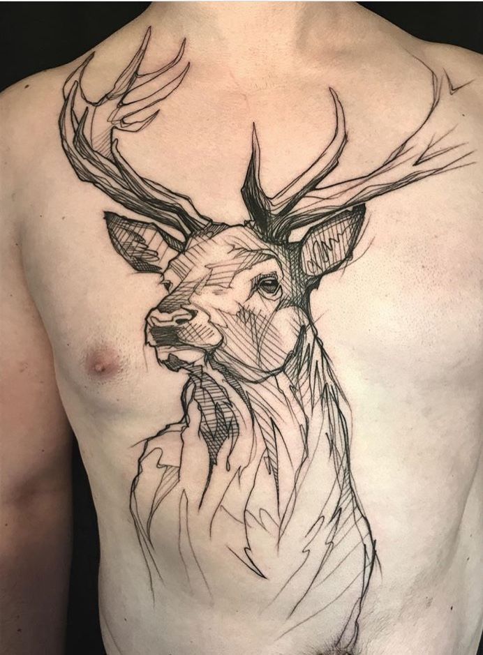 Deer Tattoo 164