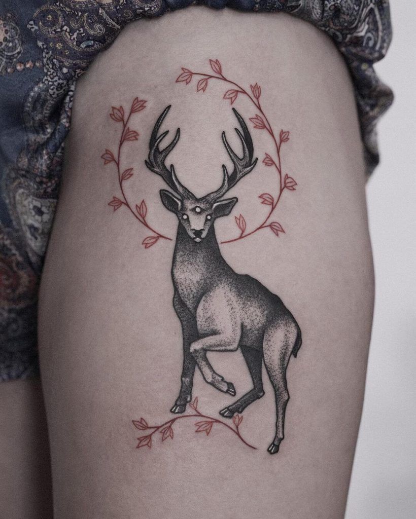 Deer Tattoo 165
