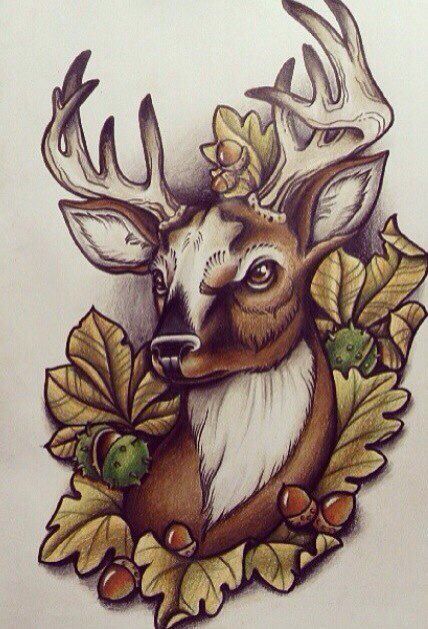 Deer Tattoo 166