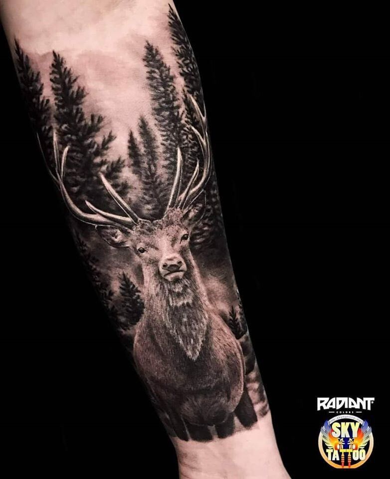 Deer Tattoo 203