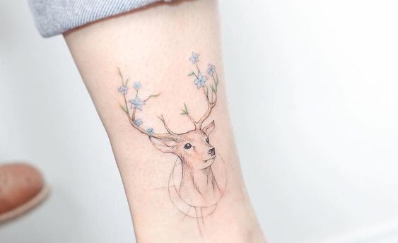 Deer Tattoo 206