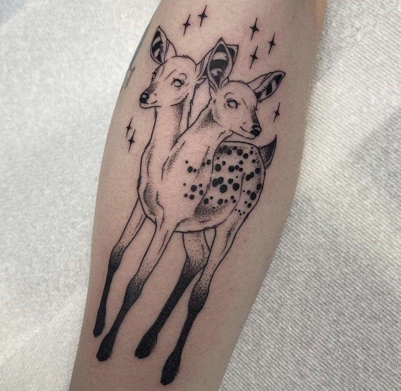 Deer Tattoo 21